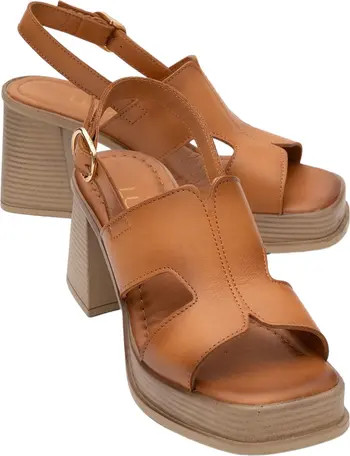 Forever & Always Shoes Zennia Leather Platform Sandal (Women) | Nordstrom | Nordstrom