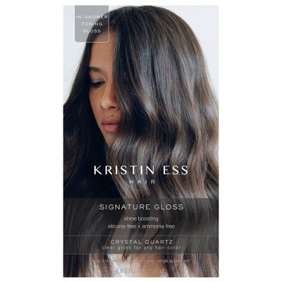 Kristin Ess Hair Gloss in Crystal Quartz for All Hair Colors - Semi Permanent Dye + Toner - 4 fl oz: Ammonia-Free, Liquid Formula | Target