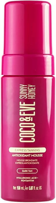 Coco & Eve Express Tanning Antioxidant Mousse - Best 1 Hour Streak-Free Sunless Deep Tan | Fast, ... | Amazon (US)