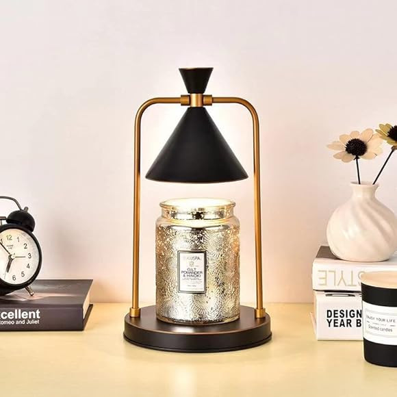 Candle Warmer Lamp with Timer, dimmable Candle Light, Electric Candle Melter, Compatible with Small  | Amazon (US)