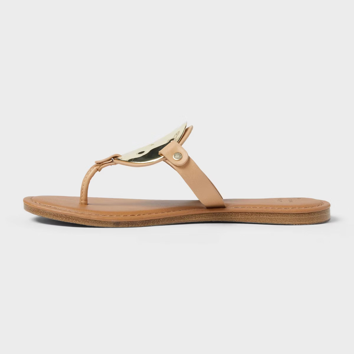 Women's Layla Ornament Thong Sandals - A New Day™ Tan | Target