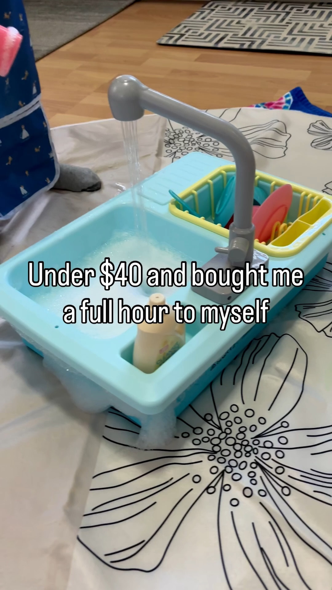 If you need something that buys you actual uninterrupted time… this is it 👀

A toddler sink with REAL running water = instant obsession
I’m talking focused, independent play for way longer than anything else in our house

pro tip: throw on a waterproof apron, put a mat down, or just take it outside and let them go wild 💦

10/10 would recommend for when you need to cook, answer emails, or just sit for a second without being climbed on 😅

toddler activities, independent play ideas, toddler toy under 40, realistic mom life, busy toddler hacks, indoor play ideas, toddler sensory play, water play for toddlers #toddleractivities #momlife #independentplay

#LTKKids #LTKmomlife #LTKBaby