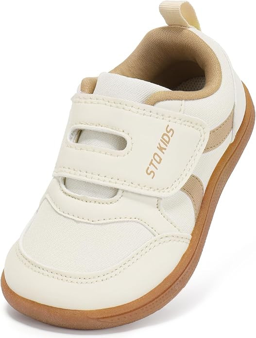 Toddler Wide Toe Box Barefoot Shoes Boys Girls Sneakers Kids Tennis Shoes Preschool Non Slip Ligh... | Amazon (US)