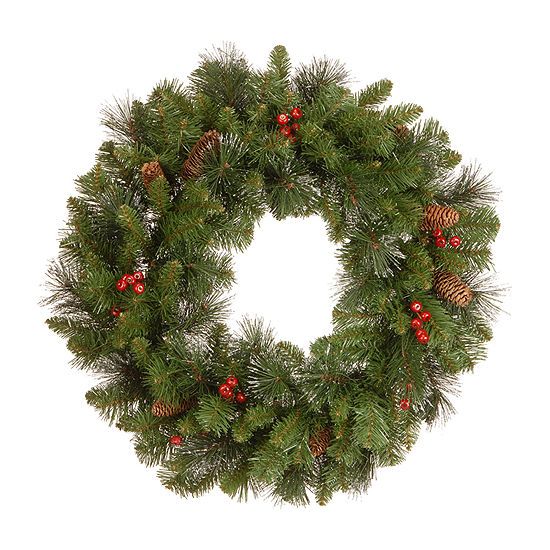 National Tree Co Crestwood Spruce Indoor/Outdoor Christmas Wreath JCPenney | JCPenney