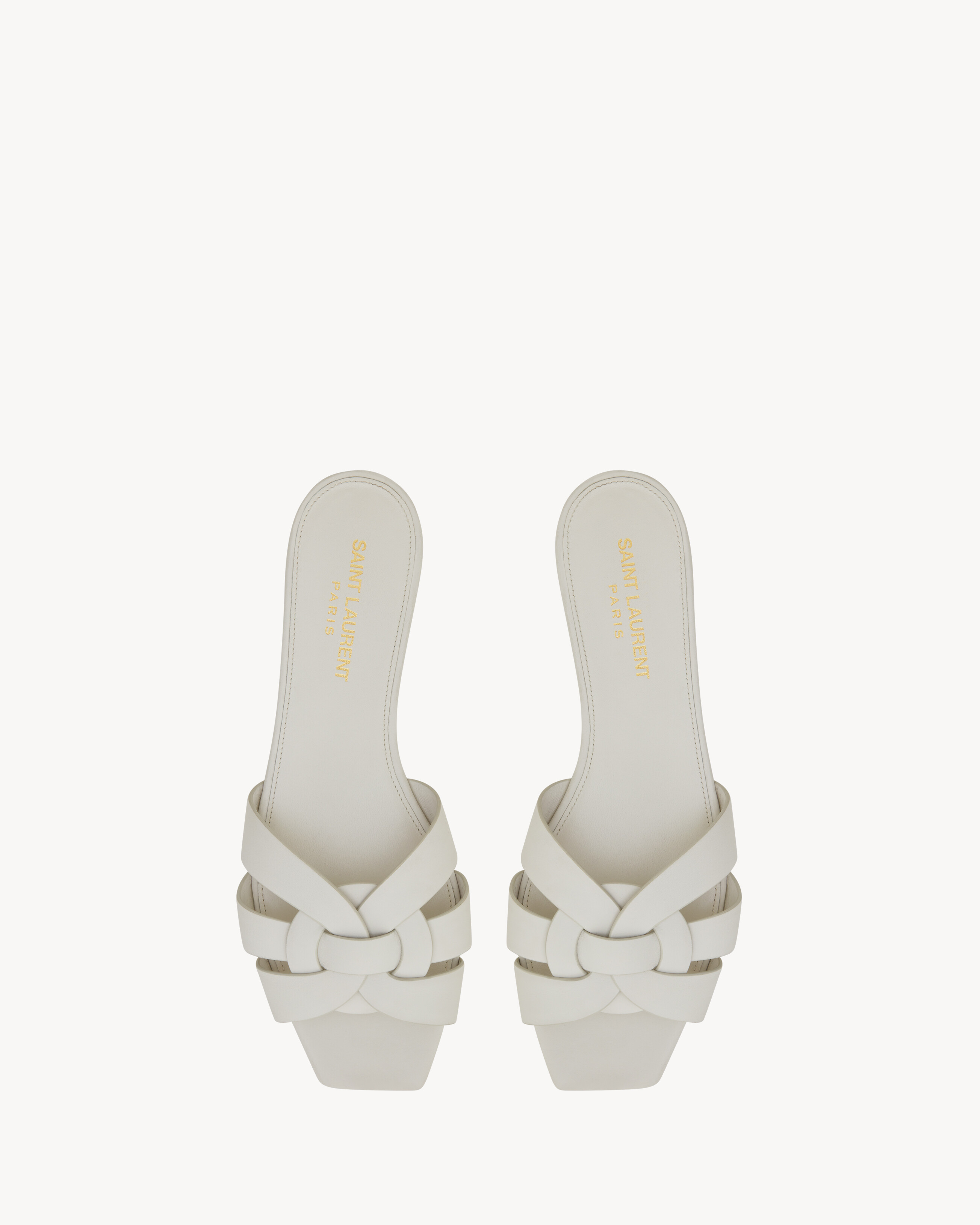 Mules planas Tribute de piel lisa | Saint Laurent Inc. (Global)