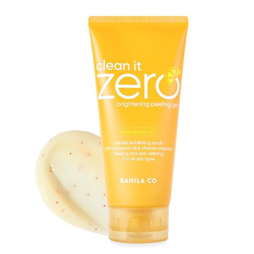 BANILA CO Clean it Zero Brightening Peeling Gel | Gentle Exfoliating Scrub with Mandarin Orange Extract, Korean Skincare for Smooth & Radiant Skin (120ml / 4.05 fl.oz) | Amazon (US)