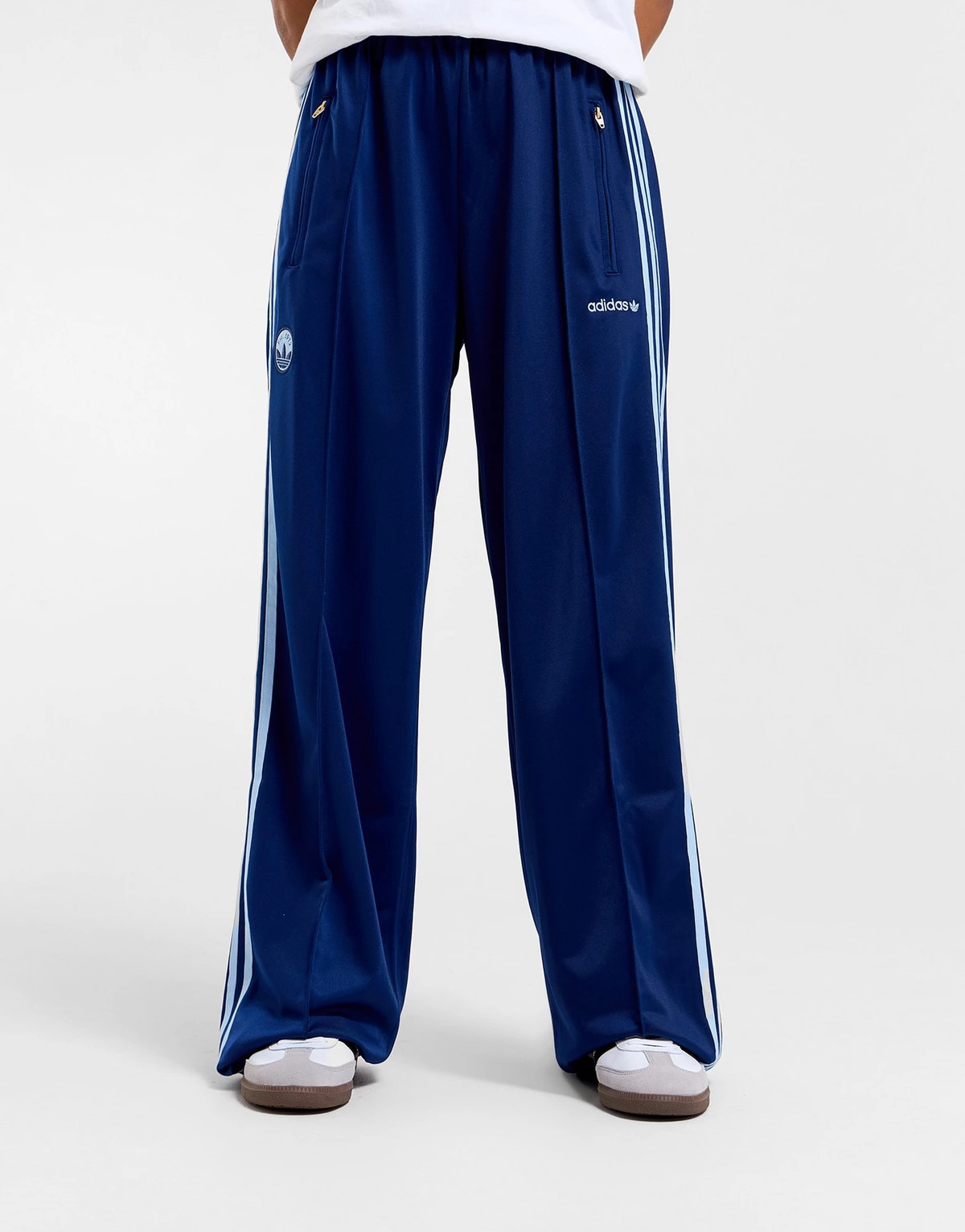 Blue adidas Originals Firebird Badge Track Pants - JD Sports | JD Sports (AU)