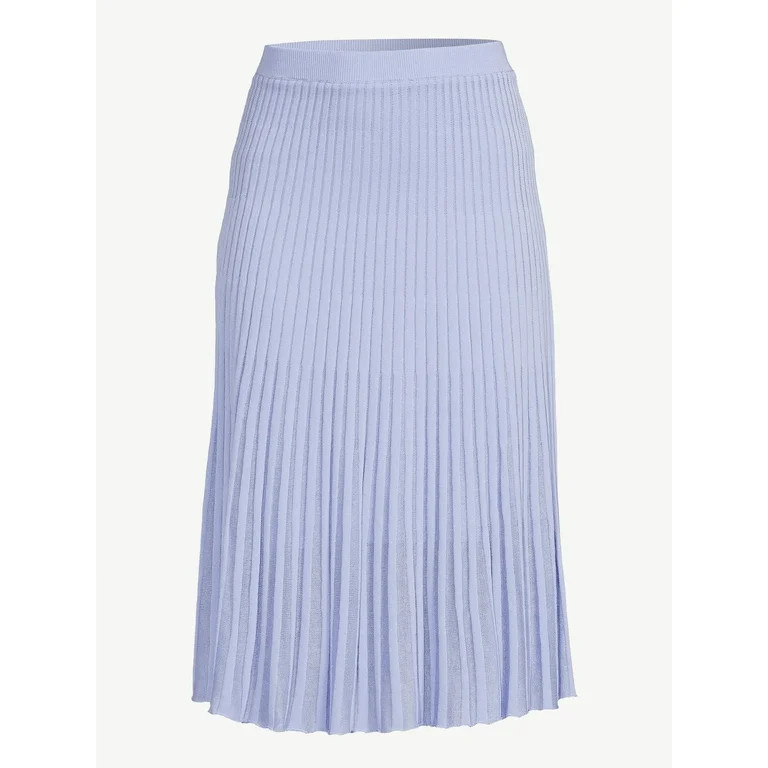 Scoop Women's Stripe Knit Midi Skirt, Sizes XS-XXL | Walmart (US)