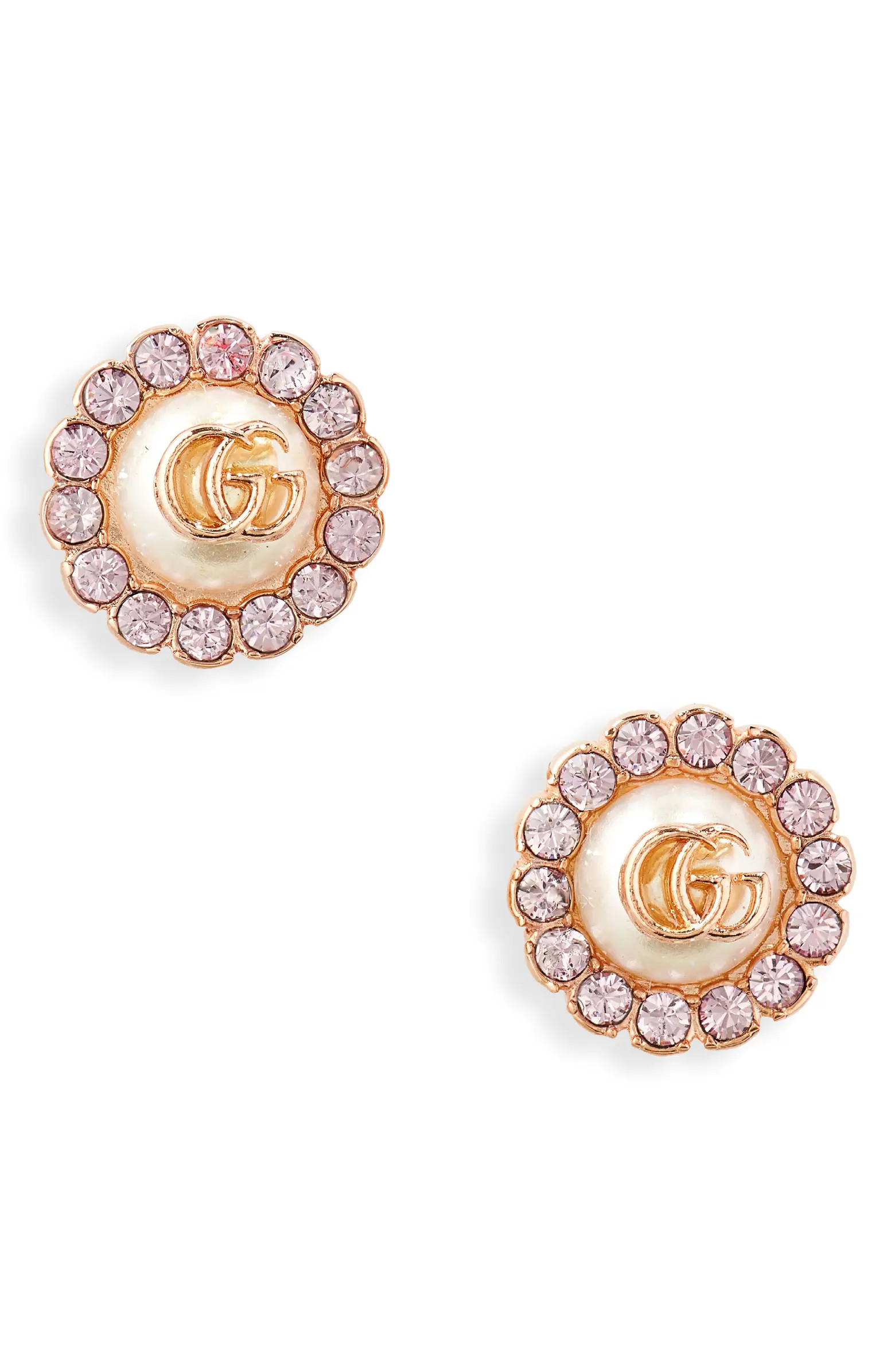 Gucci Double-G Flower Stud Earrings | Nordstrom | Nordstrom
