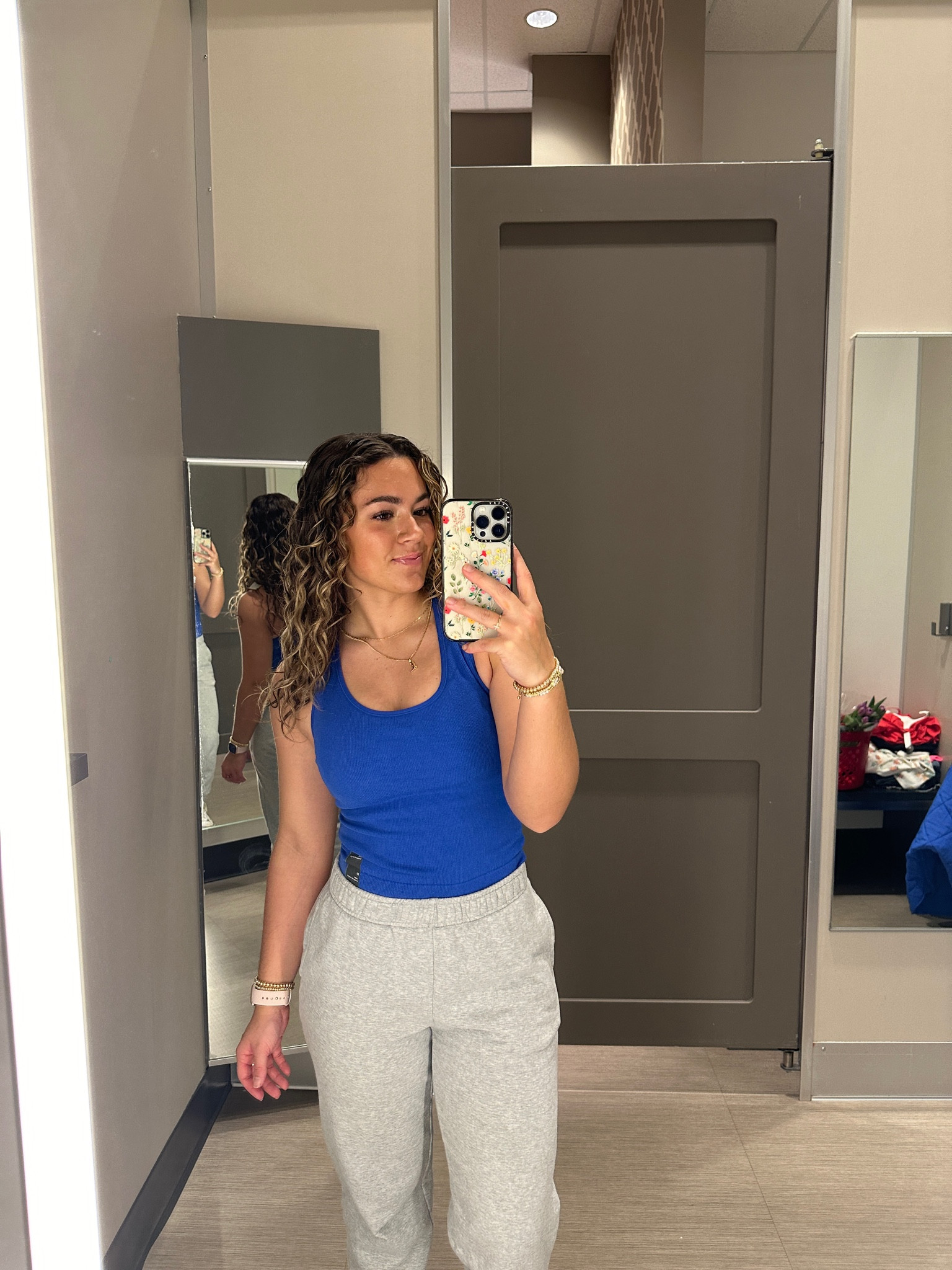thus comfy blue tank!! that has a built in bra!

#LTKSpringSale #LTKSeasonal #LTKstyletip