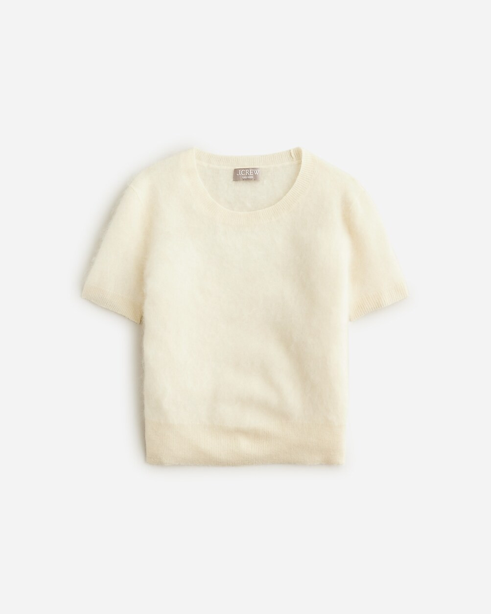 Brushed cashmere T-shirt | J. Crew US