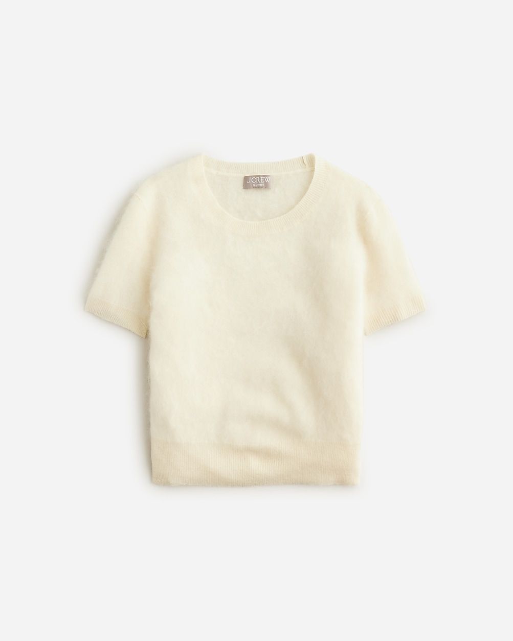 Brushed cashmere T-shirt | J.Crew US