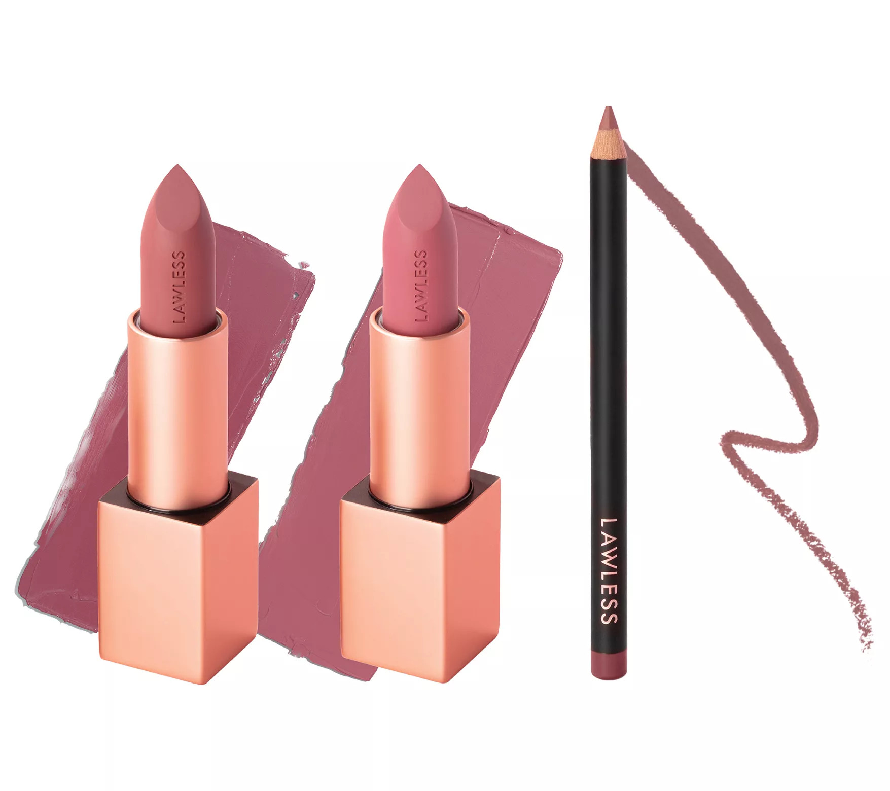 Lawless Beauty Forget The Filler Lipstick Set w ith Liner - QVC.com | QVC