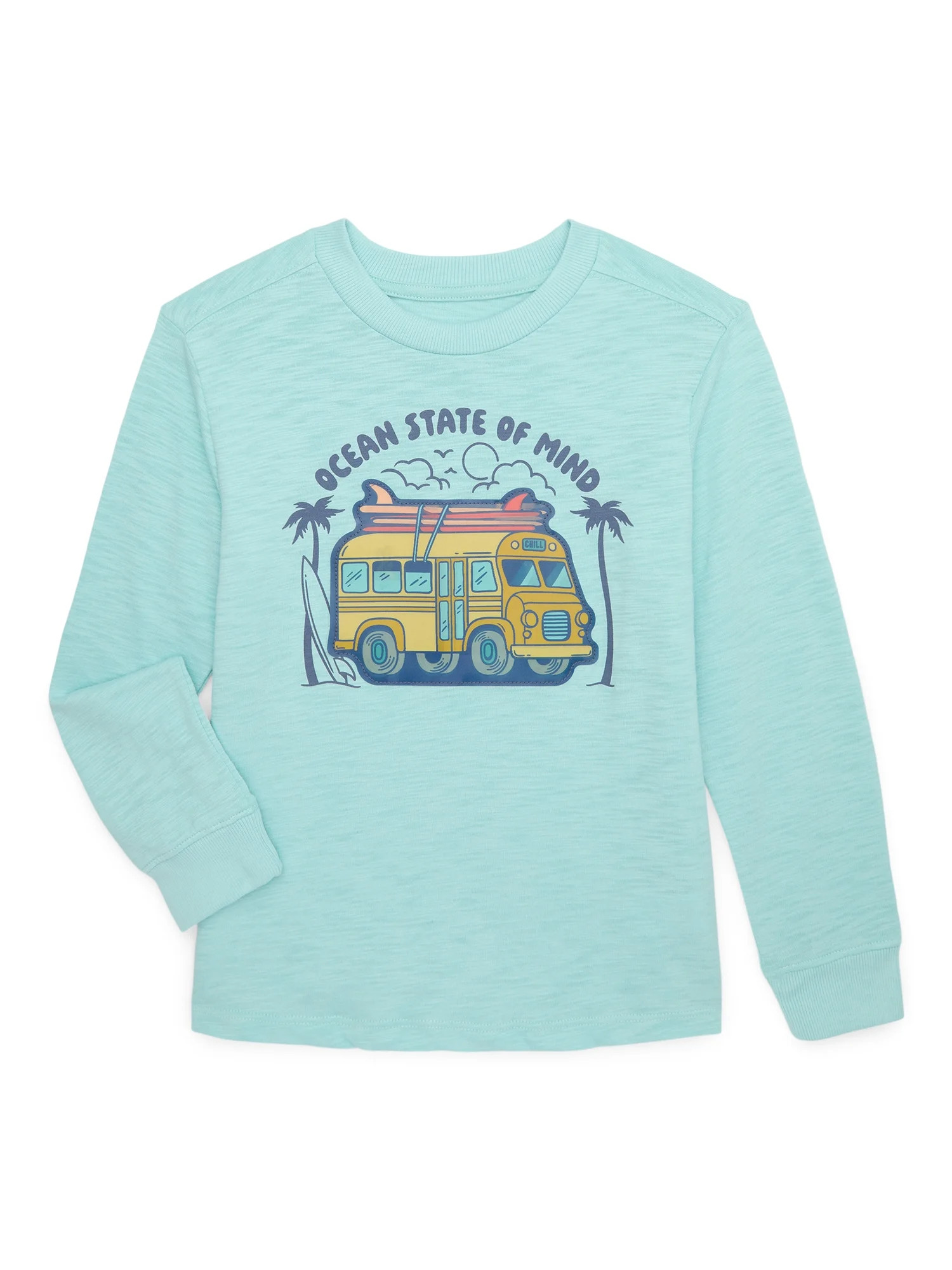 365 Kids From Garanimals Boys Mix and Match Long Sleeve Slub Jersey Graphic Tee, Sizes 4-10 | Walmart (US)