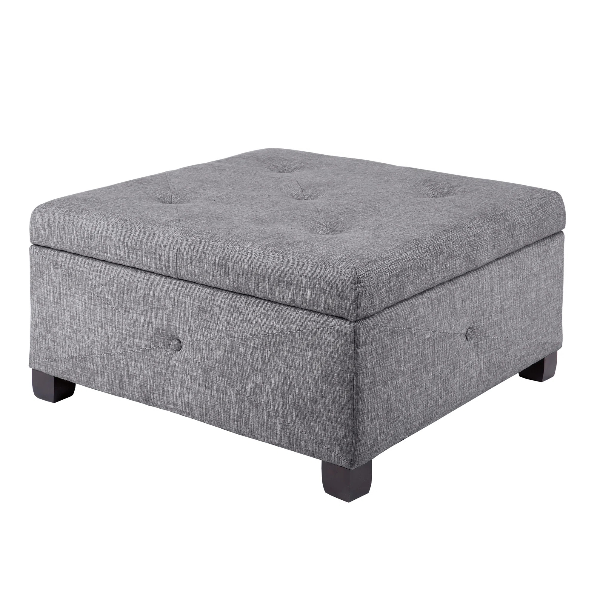 Bantom 29.5'' Wide Tufted Square Storage Ottoman with Storage | Wayfair North America