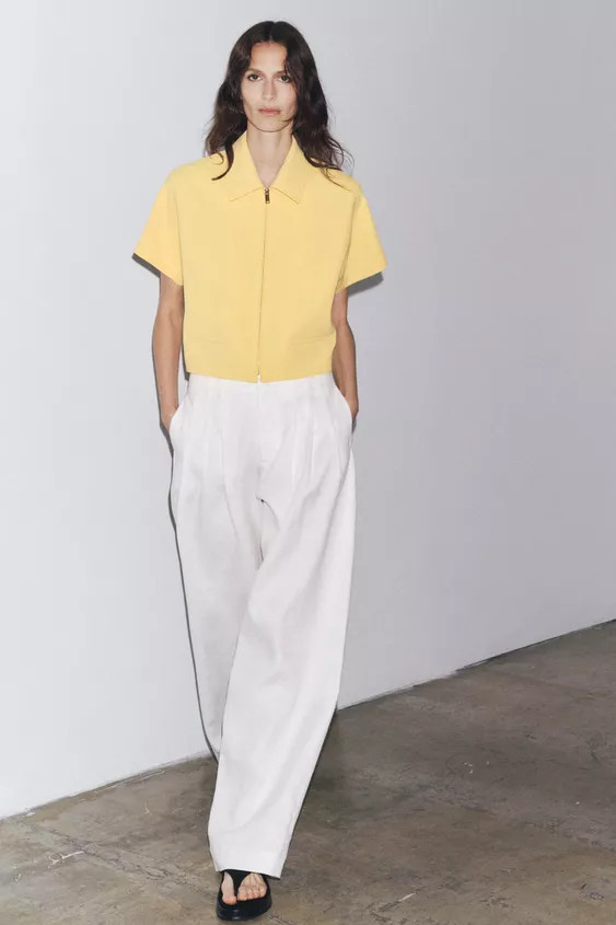 KURZE JACKE – ZW COLLECTIONGelb+3 | Zara DE