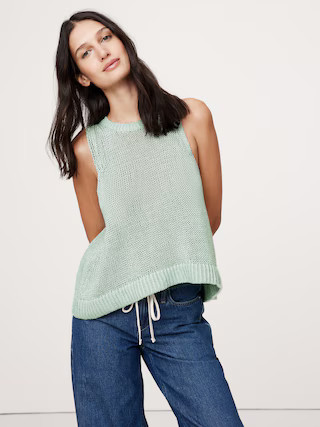 Linen Sweater Tank | Banana Republic (US)