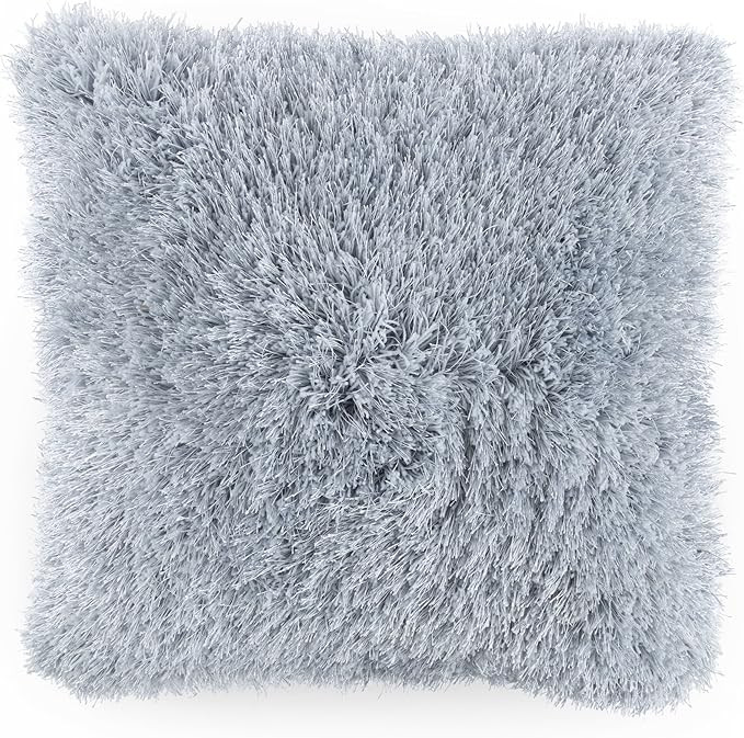Lavish Home Oversized Floor or Throw Pillow Square Luxury Plush– Shag Faux Fur Glam Decor Cushi... | Amazon (US)