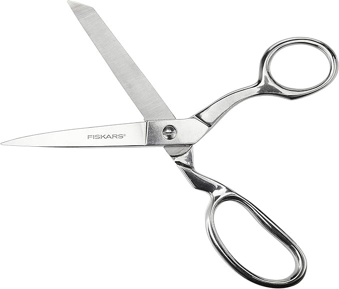 Fiskars Forged Scissors - 8" Stainless Steel - Paper and Fabric Scissors for Office, Arts, and Cr... | Amazon (US)