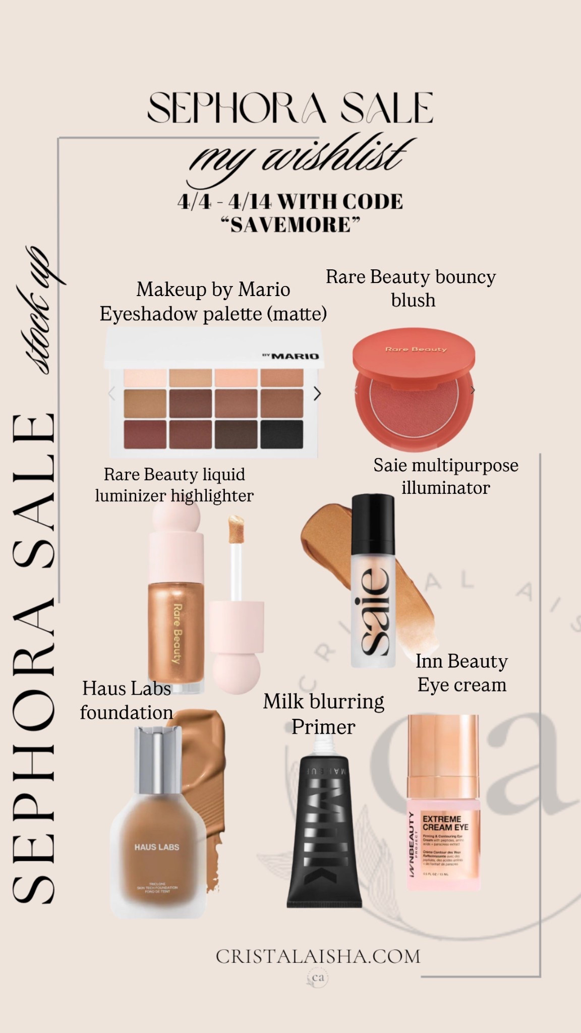 My Sephora sale wishlist! 

#ltkfindsunder50 #ltkbeauty #ltksalealert