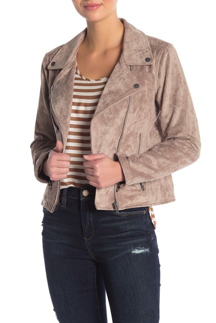 Faux Suede Moto Jacket | Nordstrom Rack