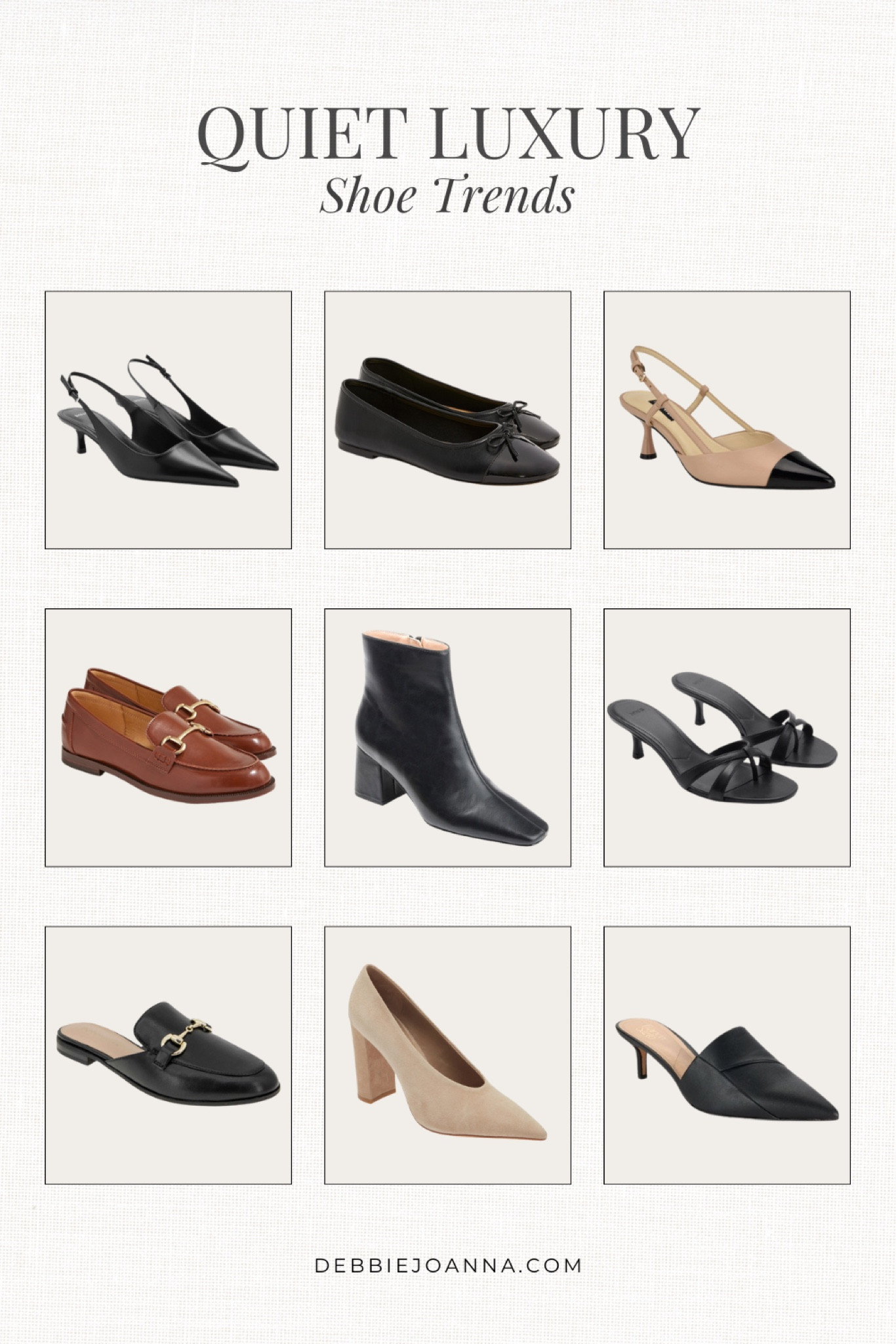 Quiet Luxury Shoe Trends! Quiet Luxury Lifestyle / Quiet Luxury Aesthetic / Minimalist Style 

#QuietLuxury #Minimalist #ootd #Trendyfashion #Aesthetic #Trends #StyleGuide #Shoes #Heels #Fashionblogger 

#LTKShoeCrush #LTKStyleTip #LTKFindsUnder100