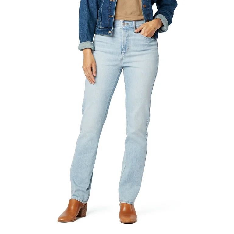 Levi Strauss Signature Women's and Women's Plus High Rise Straight Jean | Walmart (US)