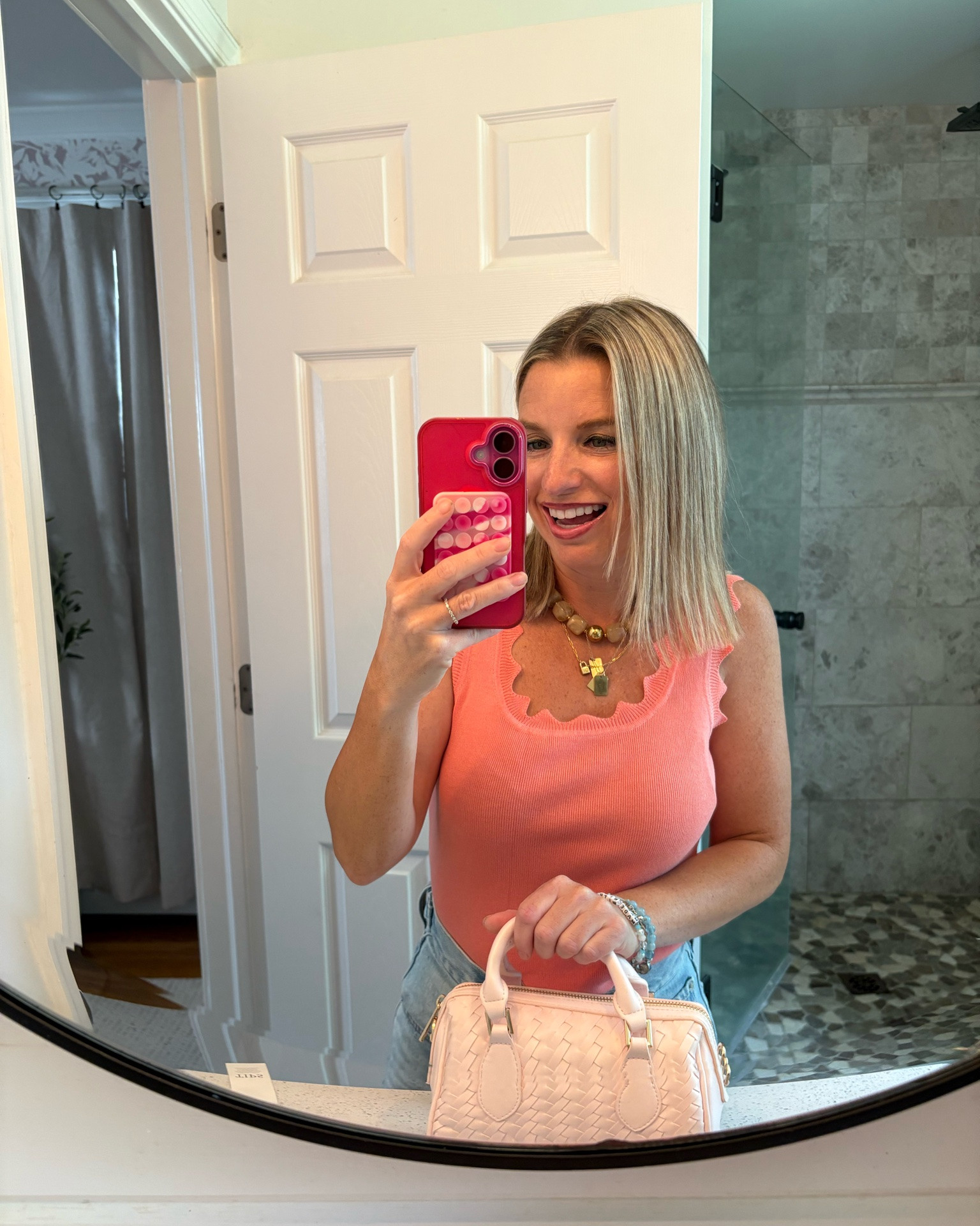 Cute tank with the prettiest color and edge detail!

#LTKootd #LTKmomlife #LTKSaleAlert