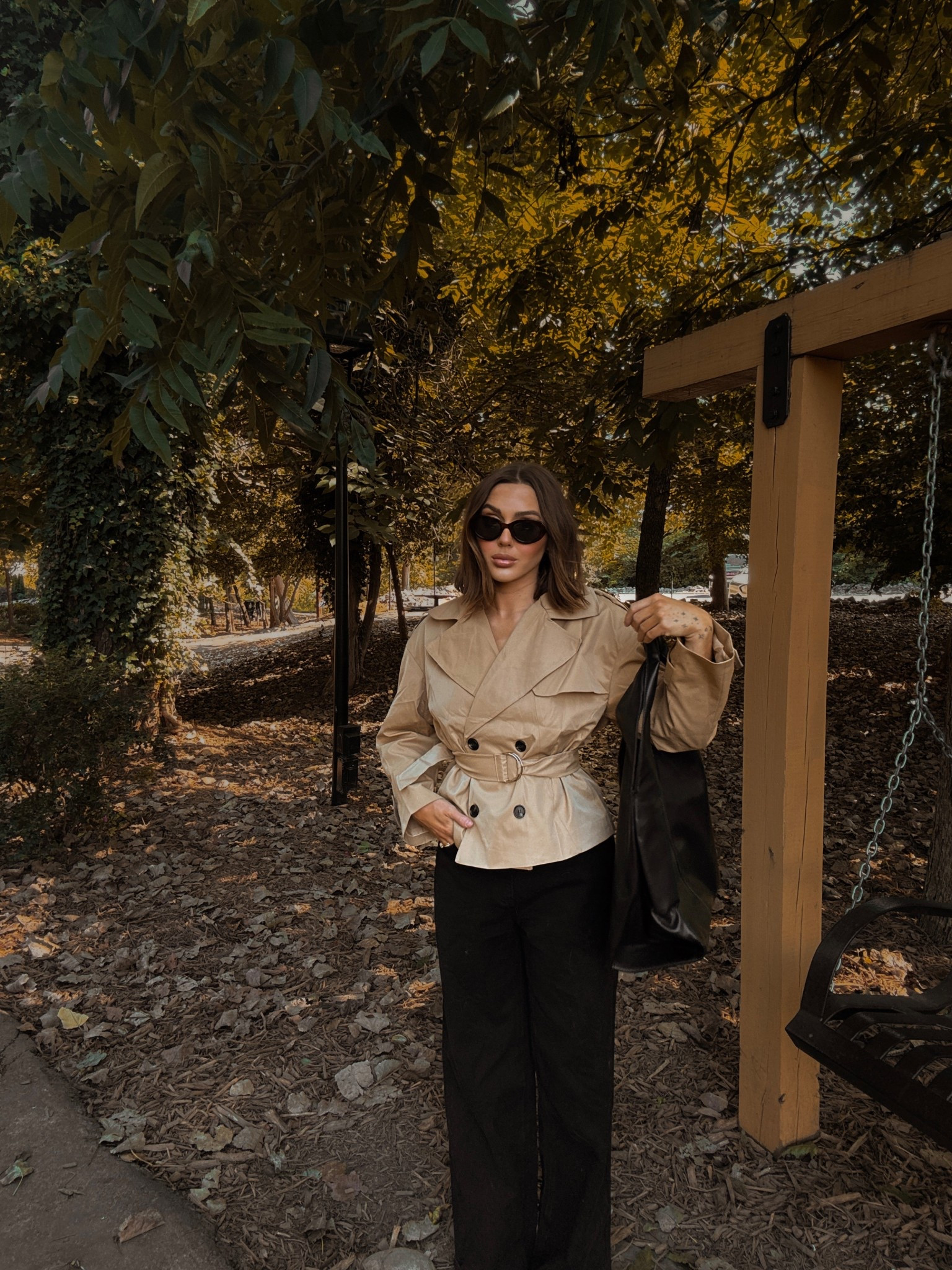 Viral #amazon cropped trench 

#LTKFindsUnder50 #LTKFindsUnder100 #LTKFallSale