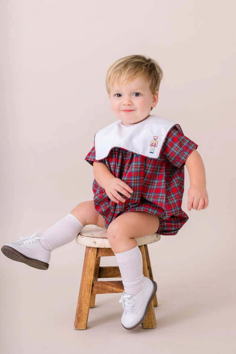 Christian Bubble - Woodstock Plaid, Nutcracker | Lullaby Set