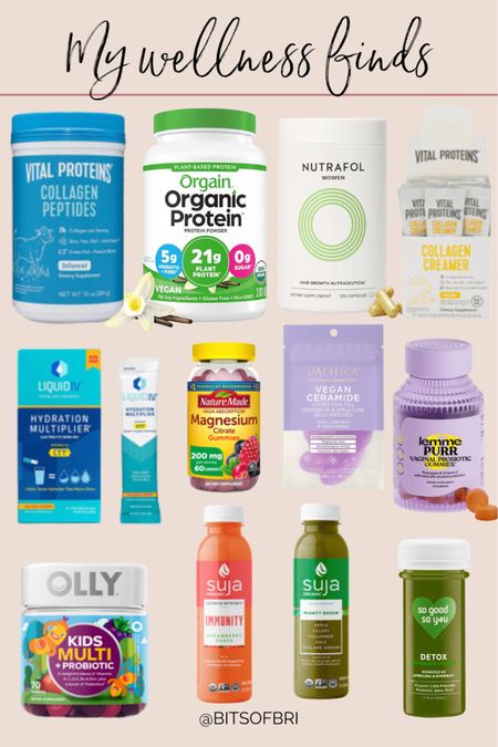 My wellness finds! 

Everything I just purchased to focus on my wellness this new year! 

Collagen. Protein. Vitamins. Hydration. Health. Wellness  

#LTKfitness #LTKfindsunder50 #LTKfindsunder100