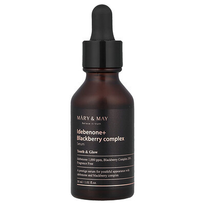 Mary & May, Idebenone + Blackberry Complex Serum, 1.01 fl oz (30 ml) | iHerb