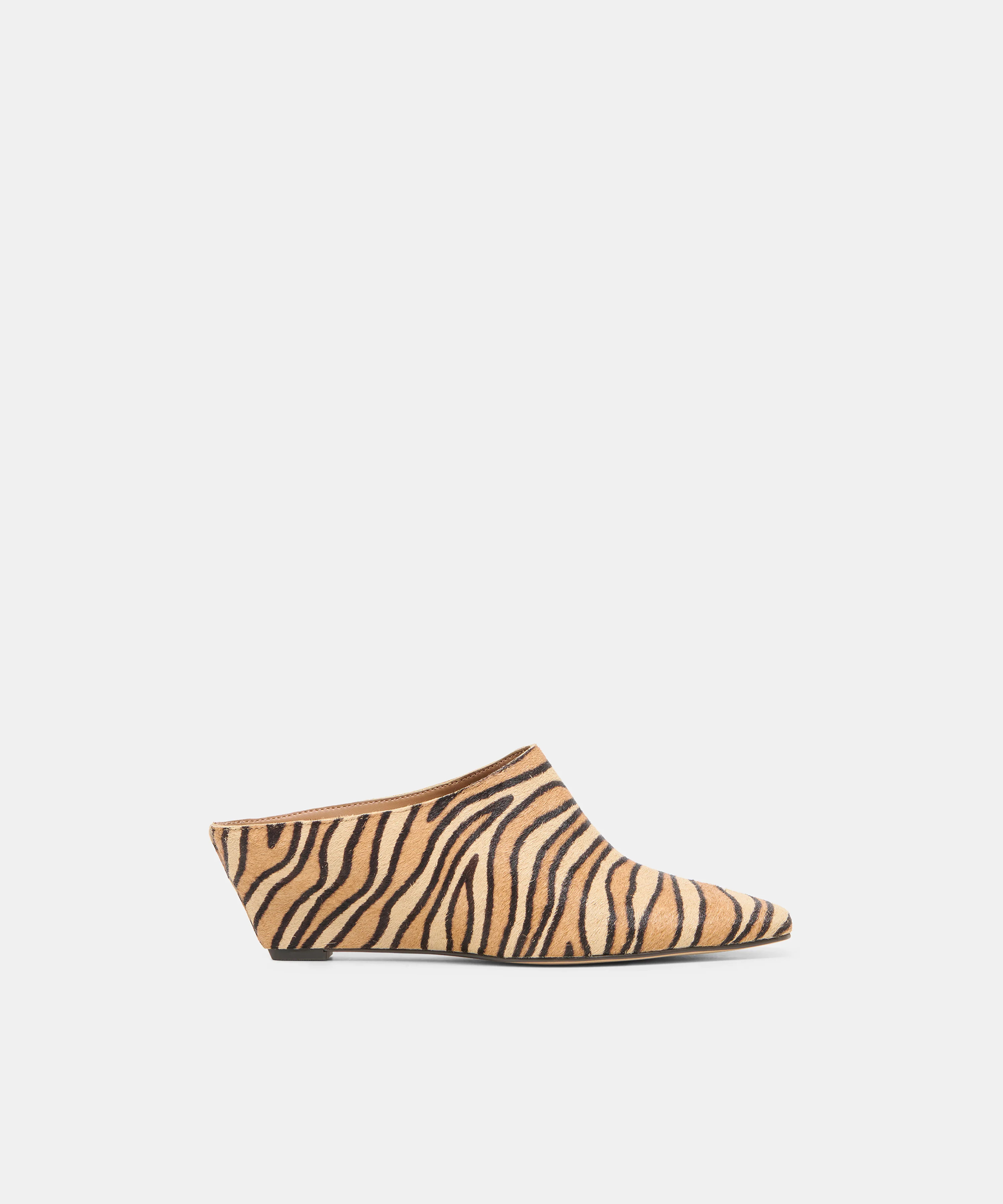 Hilah Mules in Tiger Calf Hair Size 7.5 By Dolce Vita | DolceVita.com