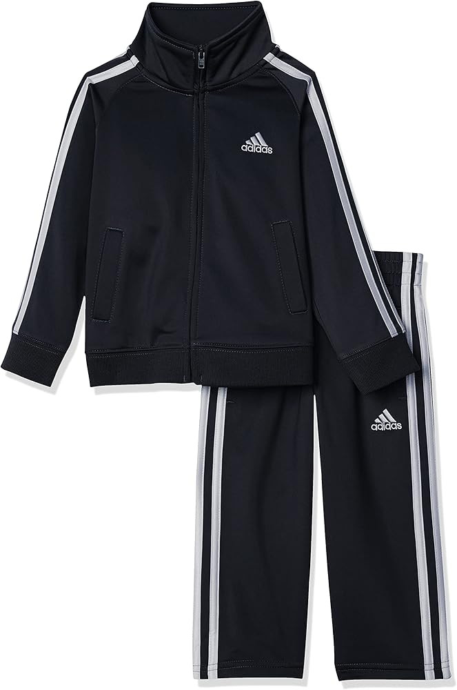 Amazon.com: adidas Boys' Little Tricot Jacket & Pant Clothing Set, Adi Black, 7: Clothing, Shoes ... | Amazon (US)