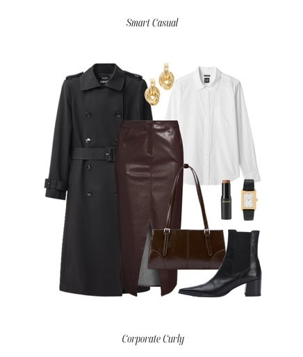 Fall layers done right—classic shirt, faux-leather skirt, and a timeless trench. Chic, smart, and season-ready.

fall smart casual, faux leather midi skirt, cotton trench coat, classic white shirt, fall outfit inspo, chic fall look, layered outfit, polished fall style, LTK fall fashion, business casual fall



#LTKStyleTip #LTKShoeCrush #LTKWorkwear