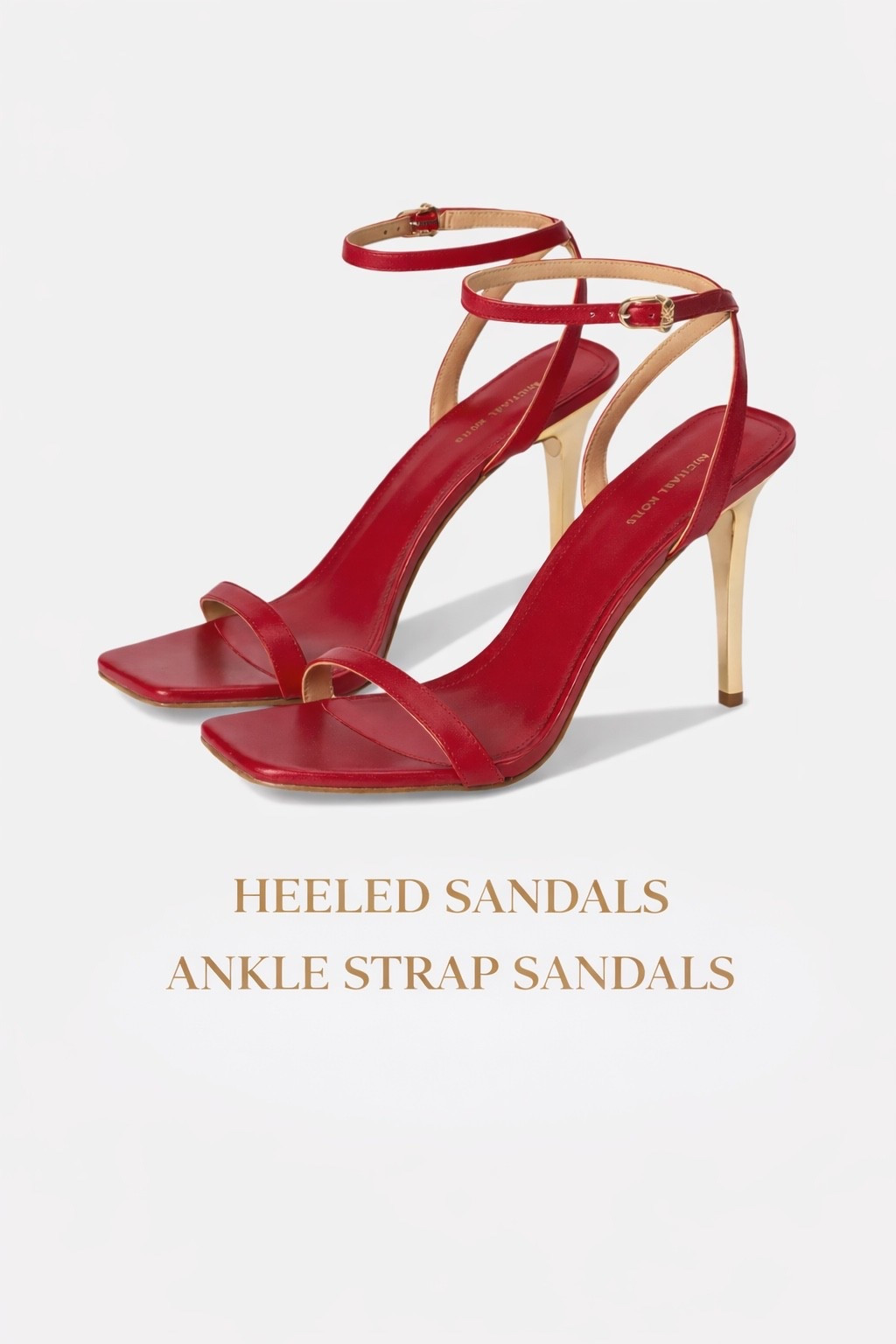 These are the kind of heeled sandals you keep around for anything dressy without overthinking it. The ankle strap sandals design feels secure, the stiletto heel instantly elevates your outfit, and the clean open toe sandals silhouette keeps them timeless.

The bold red color makes these dress sandals feel special, but they’re still simple enough to wear over and over. Classic, flattering, and easy to style — exactly what you want in a go-to heel.

Why you’ll love them
	•	Heeled sandals that instantly dress up an outfit
	•	Ankle strap sandals for a secure, flattering fit
	•	Stiletto heel for a sleek, feminine look
	•	Open toe sandals that feel light and elegant
	•	Smooth leather sandals that look polished

3 Ways to Wear
	•	With a midi dress
	•	With tailored trousers
	•	With denim and a blouse


heeled sandals, ankle strap sandals, stiletto heel, open toe sandals, dress sandals, red sandals, leather sandals

#LTKootd #LTKSaleAlert