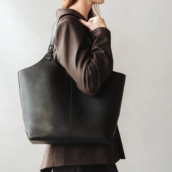 The Lisboa Tote Black | Poppy Barley