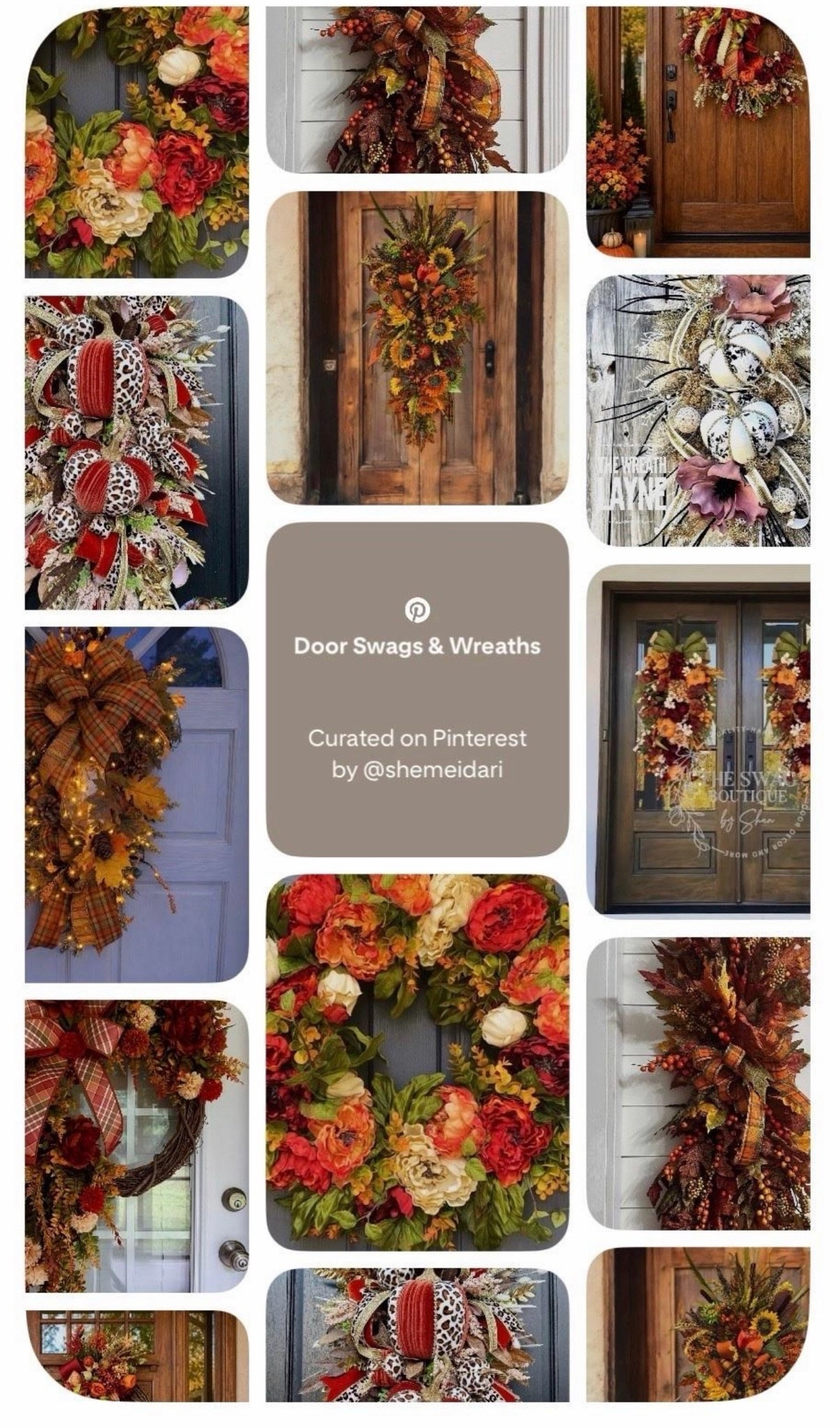 Fall Decor: Door Wreaths & Swags

#LTKSeasonal #LTKHome