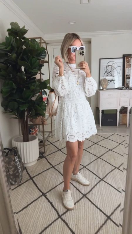 Spring style, white dress, dress, spring vacation, vacation outfit, Easter dress, sneakers
Wearing xxs

#LTKwedding #LTKFind #LTKstyletip