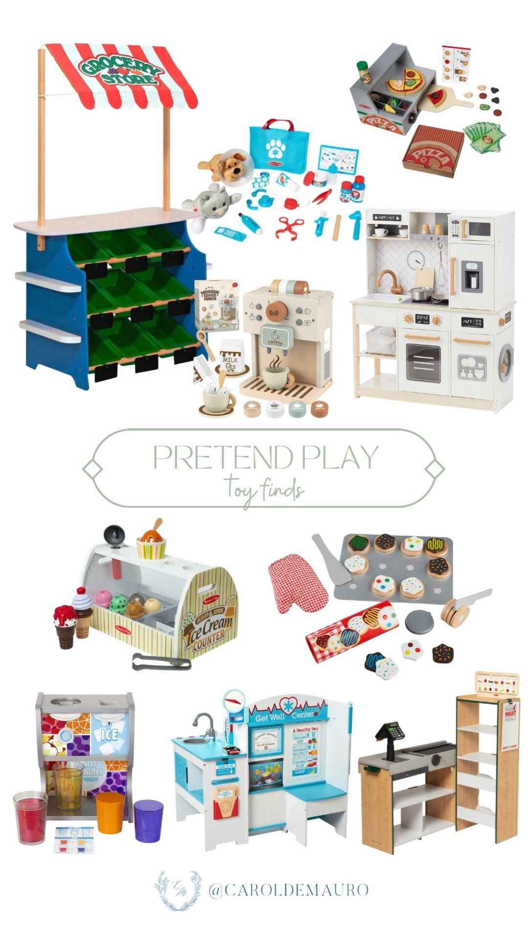It’s officially time to level up your kid's imagination with these play toys, like the wooden coffee maker, pizza oven, and ice cream counter! These interactive toys are the perfect way to support their growing creativity and independent play.

amazon finds, gift guide for kids, nursery room inspo, playroom, interactive play, screen free activities, kids toy, mom hacks

#LTKSeasonal #LTKU #LTKootd