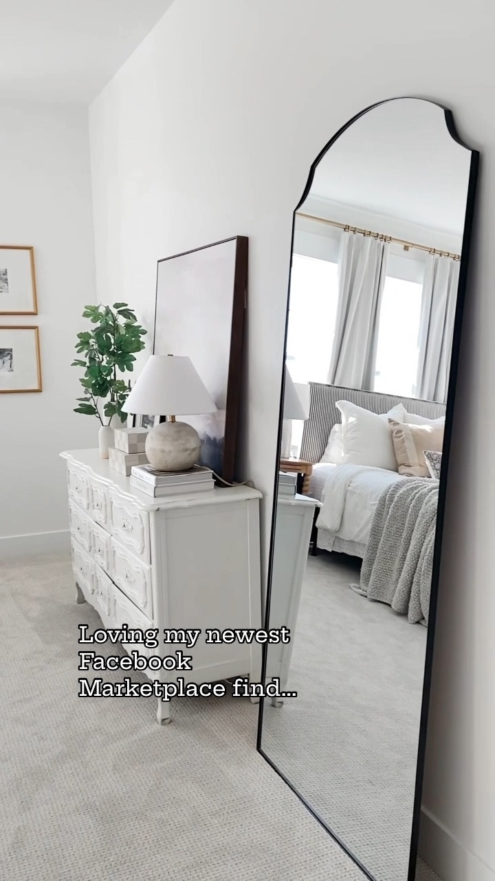 Loving this floor mirror I found on Facebook Marketplace…but not the safety-hazard-for-small-humans part! I found these wall anchors on Amazon that worked perfect for threading through the screw hole on the back of the mirror. Now I can go back to admiring this pretty new view worry-free! 
#childproofing #homehack #bedroomdecor #mirror 

#LTKhome #LTKkids