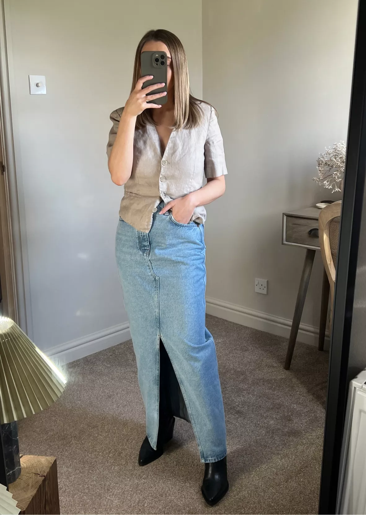 The Perfect Front Slit Skinny curated on LTK