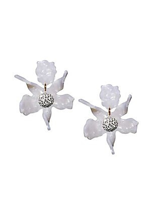 Small Crystal Lily Earrings | Saks Fifth Avenue