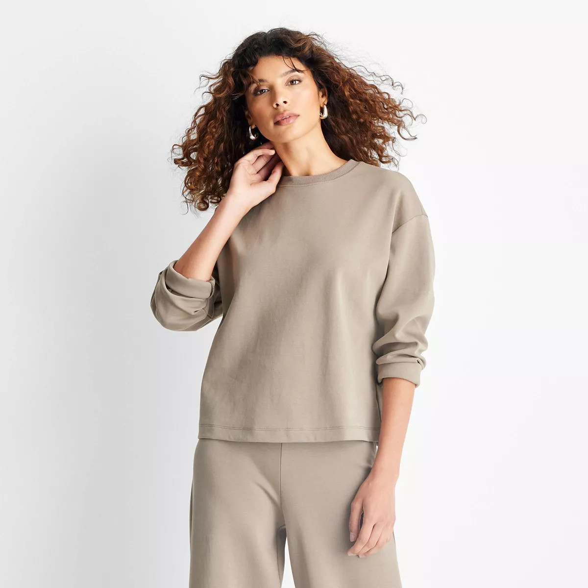 Women's Crewneck Pullover Sweatshirt - Future Collective | Target
