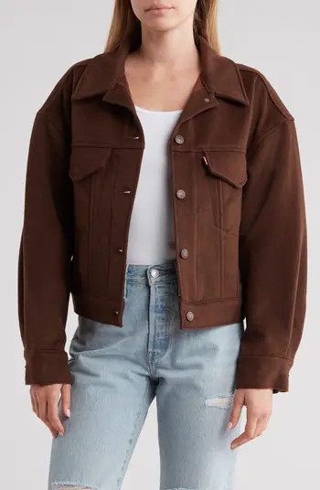 Wool Blend Trucker Jacket | Nordstrom Rack