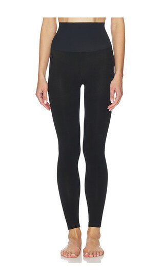 Fleece Lined Opaque Footless Tights in Black | Revolve Clothing (Global)