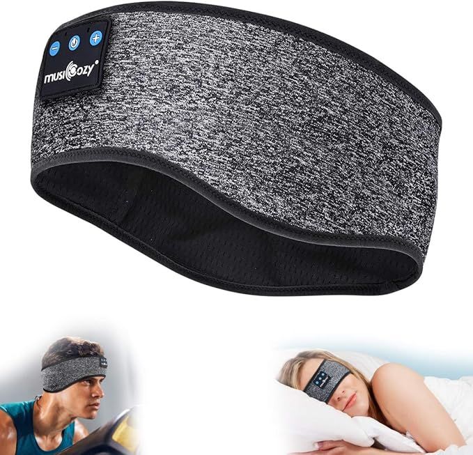 Sleep Headphones Bluetooth Sports Headband, Wireless Music Headband Headphones, IPX6 Waterproof H... | Amazon (US)