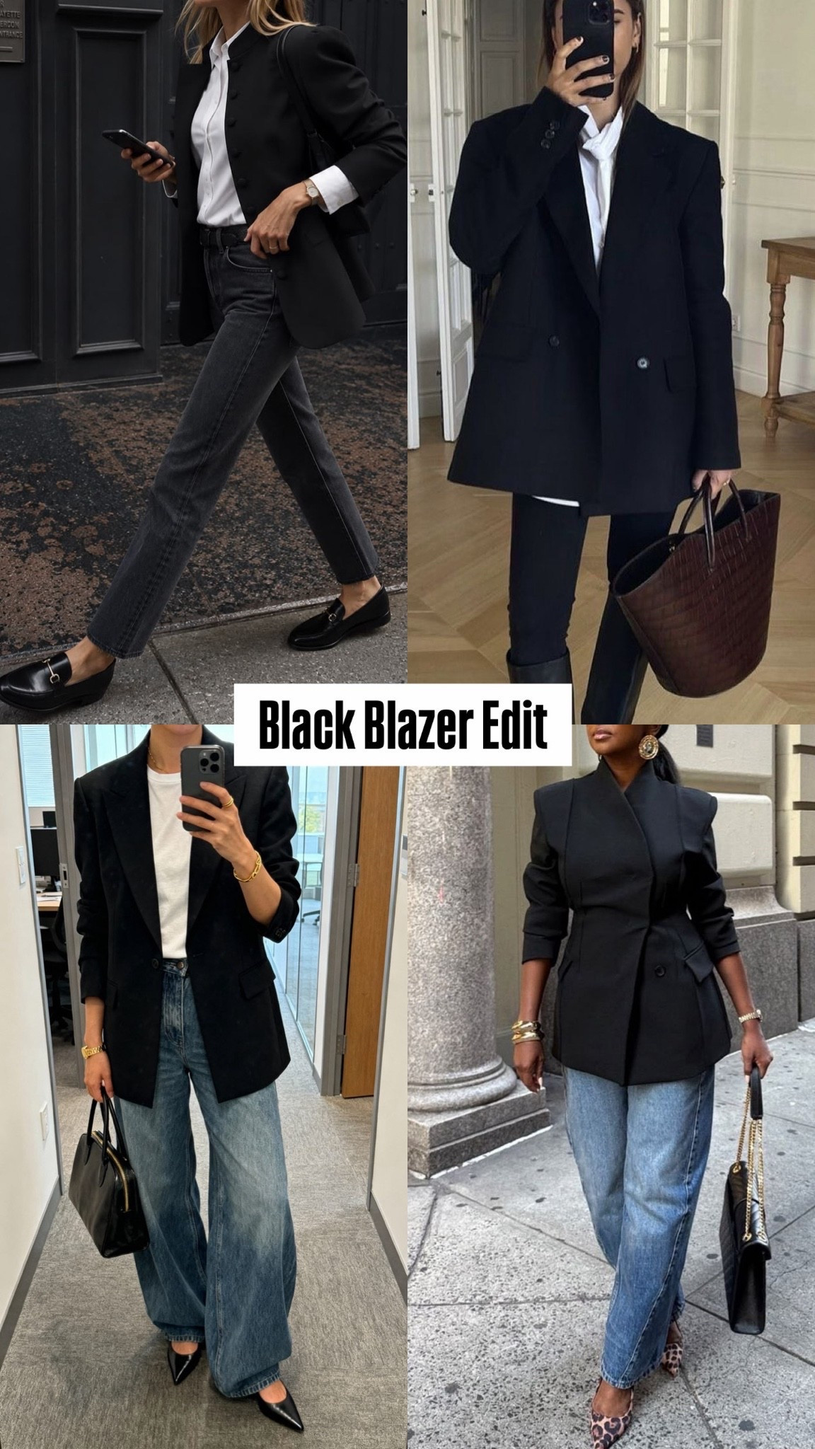 Black blazer edit!
