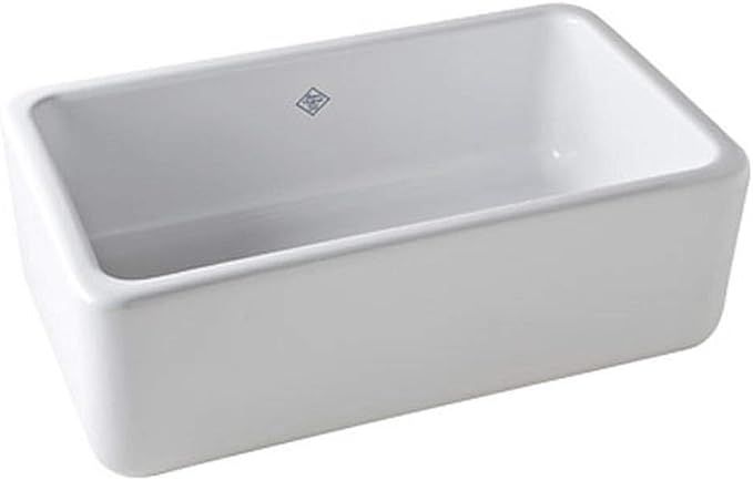 Rohl RC3018WH FIRECLAY Kitchen Sinks, 30-Inch by 18-Inch by 10-Inch, White | Amazon (US)