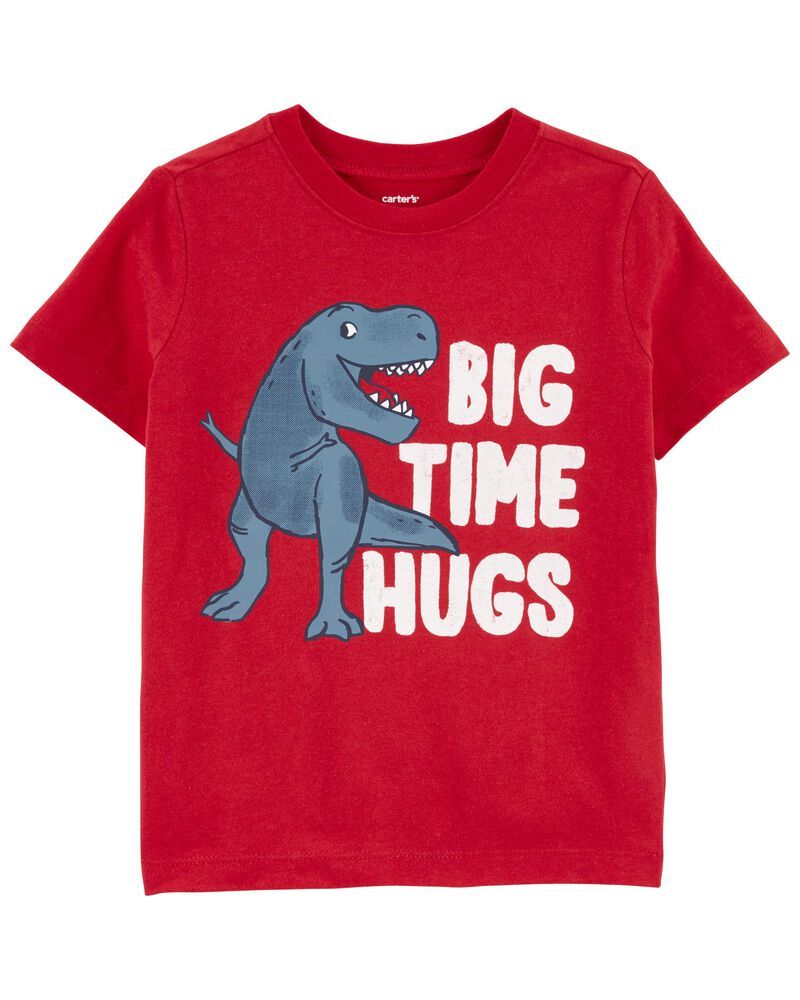 Toddler Big Time Hugs Dinosaur Jersey Tee | Carter's